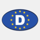 Recherche de le deutschland autocollants Ovale