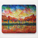 Recherche de village tapis souris Peinture