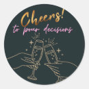 Recherche de lettrage élégant autocollants Bleu marine