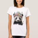 Zoek naar panda meisje tshirts Floreel