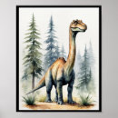 Recherche de brachiosaurus posters Aquarelle