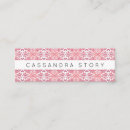 Recherche de rose dentelle cartes visite Moderne