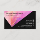 Recherche de thérapeute psychologie cartes visite Conseiller