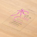Recherche de ruban rose invitations C'est une fille