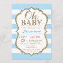 Recherche de bébé de rayure bleue Baby shower garçon