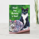 Recherche de deux chats vœux cartes Amoureux des chats
