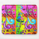 Recherche de puissance tapis souris Fleurs