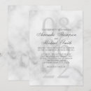 Recherche de marbre mariage invitations Moderne