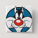 Recherche de sylvester badges Dessin animé