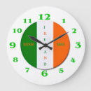 Recherche de drapeau irlandais horloges Vert
