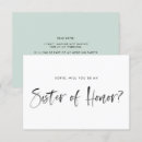 Recherche de petite soeur invitations Aquarelle