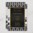 Recherche de dentelle noire invitations Fête d'anniversaire