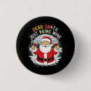 Recherche de père noël drôle badges Xmas