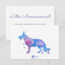 Recherche de de chien de berger allemand invitations Aquarelle