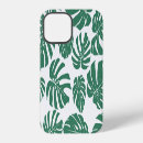 Recherche de feuille de monstera iphone coques Arrière plan