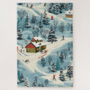 Recherche de ski puzzles Montagne