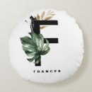 Recherche de monogramme f coussins Boho