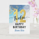 Zoek naar de van de 12 jaar verjaardagskaarten For him