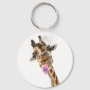 Recherche de girafe drôle porteclés Dessin