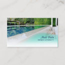 Recherche de piscine cartes visite Unique