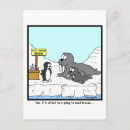 Recherche de pingouin de bande dessinée cartes postales Animal