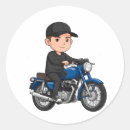 Recherche de motard autocollants Cavalier