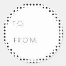 Recherche de noël noir et blanc autocollants Minimum
