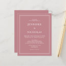 Recherche de abordables de mariage invitations Simple