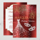 Zoek naar masquerade sweet 16 uitnodigingen Glitter