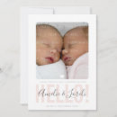 Recherche de annonces jumelles invitations Naissance