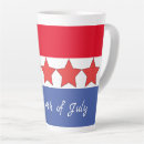 Recherche de juillet tasses Rouge blanc bleu