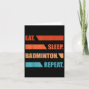 Recherche de concurrence vœux cartes Badminton