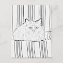 Recherche de chat sur une chaise cartes postales Pour tous