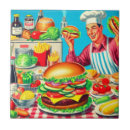 Recherche de hamburgers carreaux Barbecue