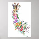 Recherche de peinture de girafe posters Animal
