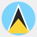 Recherche de sainte lucie autocollants Drapeau