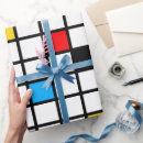 Recherche de mondrian papier cadeau Géométrique