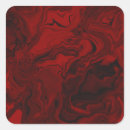 Recherche de motif vagues autocollants Rouge