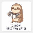 Recherche de humour de café autocollants Caféine