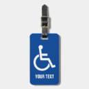 Recherche de fauteuil roulant bagages étiquettes Symbole