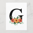Recherche de lettre l cartes postales Monogramme