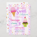 Recherche de ice cream party invitations Fille