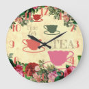 Recherche de tea cup horloges Flowers