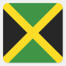 Recherche de drapeau jamaïque autocollants Jamaïcain