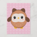 Recherche de hibou fille cartes postales Bébé