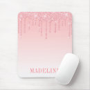 Recherche de paillettes roses tapis souris Moderne
