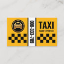 Recherche de chauffeur de taxi jaune cartes visite Conducteur