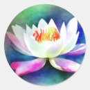 Recherche de nénuphars roses autocollants Lotus