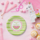 Zoek naar watermeloenen borden Roze en groen