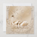 Recherche de cygne vintage invitations Romantique